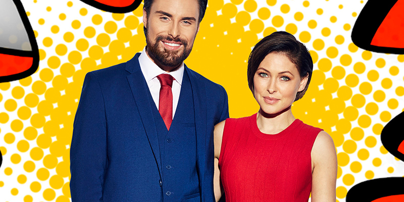 Day -20: Emma and Rylan pose for latest Celebrity Big Brother pictures
