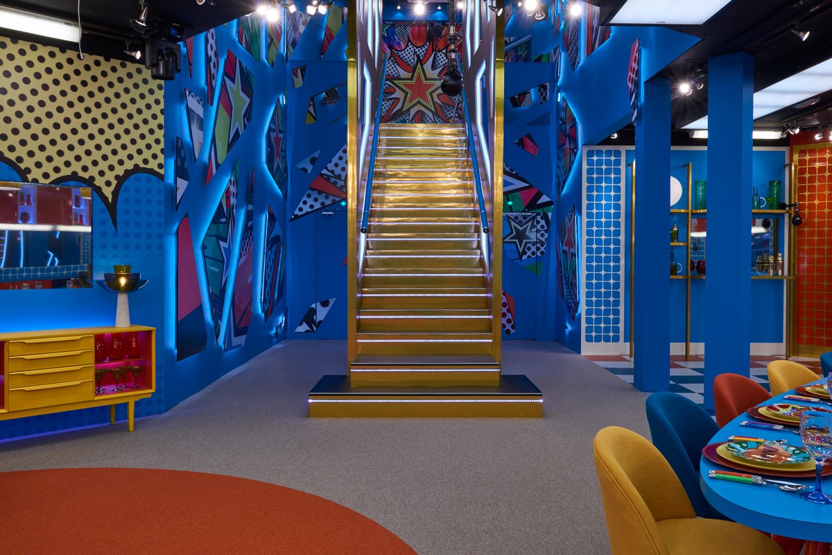 Day -5: Channel 5 reveal pop art themed Celebrity Big Brother House